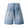 1787217493393280.jpg 3576 Men's 11.8 oz Baggy Loose Graffiti Printing Denim Shorts