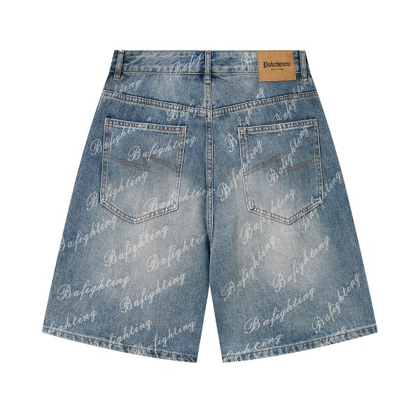 1787219422427123.jpg 6553 Men's Summer 12.7 oz Lyocell Baggy All‑Over Printing Denim Shorts