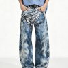 1787542953816595.jpeg 14032 Men's 14.2 OZ 3D Digital Printing Barrel Cut Curve-leg Jeans