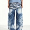 1787542964396950.jpeg 14032 Men's 14.2 OZ 3D Digital Printing Barrel Cut Curve-leg Jeans