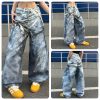 1787542969250509.jpeg 14032 Men's 14.2 OZ 3D Digital Printing Barrel Cut Curve-leg Jeans