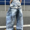 1787542979705683.jpeg 14032 Men's 14.2 OZ 3D Digital Printing Barrel Cut Curve-leg Jeans