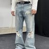 1787577220550553.jpg TJ162 Men's 13.2 OZ Vintage Ripped Splatter Painting Bootcut Jeans
