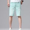 2708 Men's 10.2 OZ Slim Fit Colored Denim Shorts