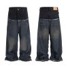 1787744876949879.jpg MJ016 Men's 15.5 OZ Y2K Baggy Double Waist Wide Leg Patchwork Jeans