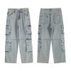 1787745368761363.jpg 8557 Men's 14.2 OZ Vintage Light Wash Cargo Baggy Jeans