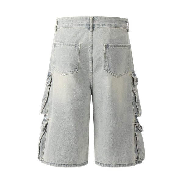 1787749062759613.jpg 1519 Men's 12.5 OZ Baggy Loose Cargo Capri Cropped Jeans