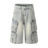 1787749084720342.jpg 1519 Men's 12.5 OZ Baggy Loose Cargo Capri Cropped Jeans