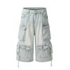 1787749131875360.jpg 1519 Men's 12.5 OZ Baggy Loose Cargo Capri Cropped Jeans