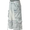 1787749174665591.jpg 1519 Men's 12.5 OZ Baggy Loose Cargo Capri Cropped Jeans