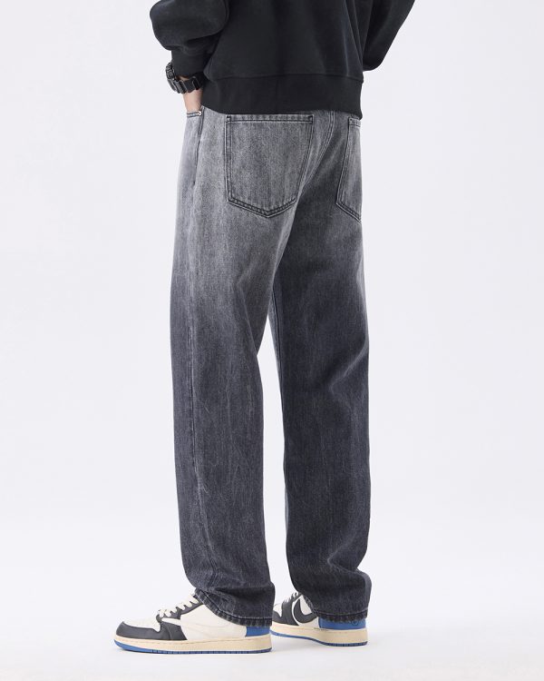 1787773940216290.jpg Men's 13.5 OZ Enzyme Stone Ombré Wash Regular Straight Jeans