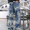 1787921041402433.jpg 3752 Men's 10.4 OZ 100% Cotton Baggy Checkered Jacquard Denim Jeans