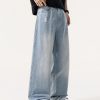 H3825 Men's 12.2 OZ High Rise Vintage Enzyme Stone Wash Ripped Jeans