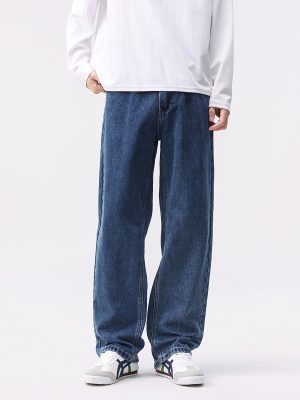 6823 Men's 11.8 OZ Cleanfit Stone Wash Relaxed Straight Jeans