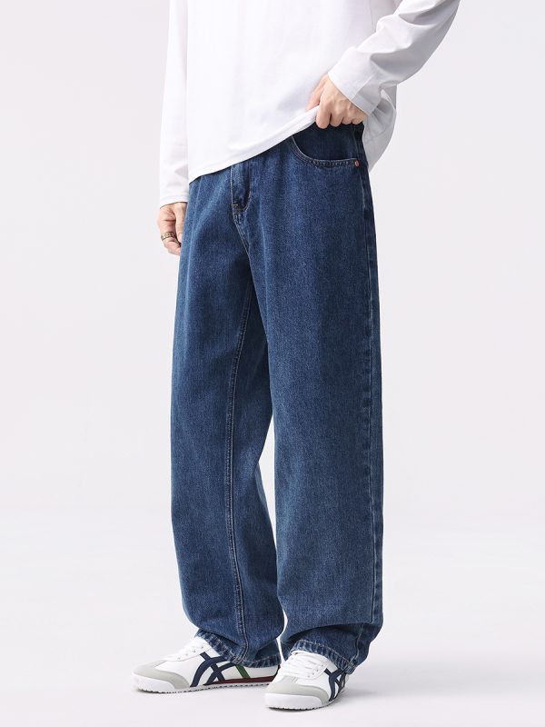 1787939580589185.jpg 6823 Men's 11.8 OZ Cleanfit Stone Wash Relaxed Straight Jeans
