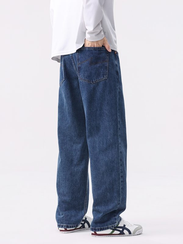 1787939589241406.jpg 6823 Men's 11.8 OZ Cleanfit Stone Wash Relaxed Straight Jeans