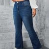 1788124167178792.jpg 819 Women's 12 OZ Plus Size High Rise Flare Embroidered Back Pockets Jeans
