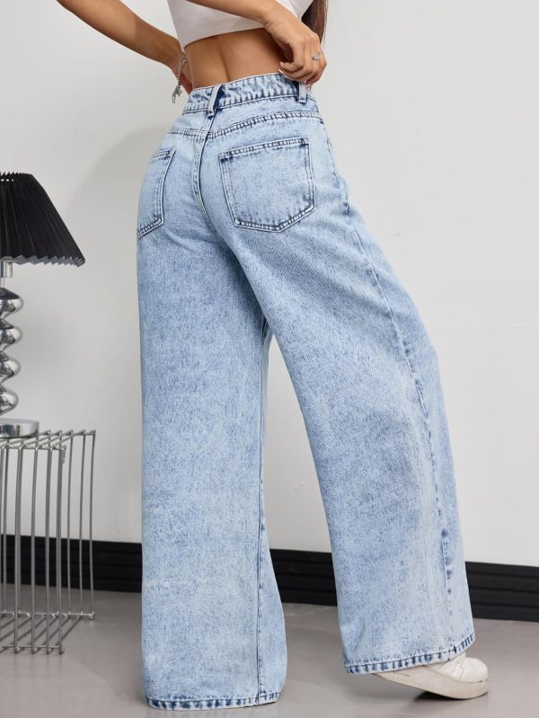 1788143305717897.jpg Women's 12.5 OZ Acid Snow Wash High Rise Wide Leg Jeans