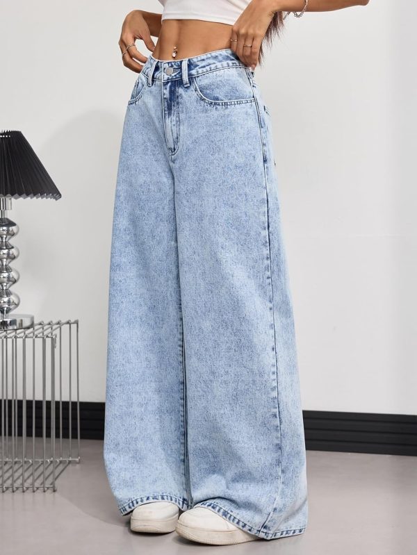 1788143314564803.jpg Women's 12.5 OZ Acid Snow Wash High Rise Wide Leg Jeans