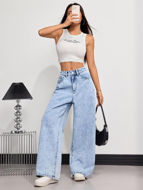 1788143322565230.jpg Women's 12.5 OZ Acid Snow Wash High Rise Wide Leg Jeans