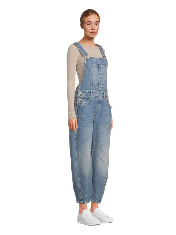 1788144088397053.jpg Women's 12.5 OZ Workwear Cropped Ankle‑length Barrel Overalls