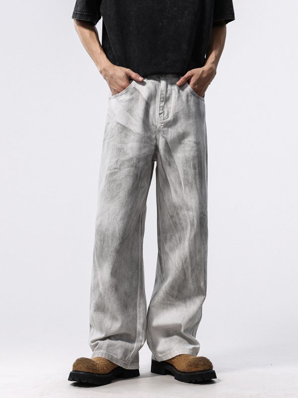 1788608575658973.jpg BY490 Men's 12.8 OZ Grunge Marble Tie Dye Wash Wide Leg Jeans