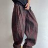 1788611658729811.jpg LBC001 Men's 3D Digital Burgundy Leopard All Over Printing Canvas Pants