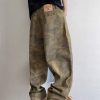 CAMO002 Men's Camo Digital All Over Printing Baggy Wide Leg Pants