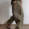 CAMO002 Men's Camo Digital All Over Printing Baggy Wide Leg Pants