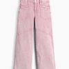 1788715239427209.jpg 10 OZ Big Girls Y2K Pink Low Rise Wide Leg Cargo Jeans