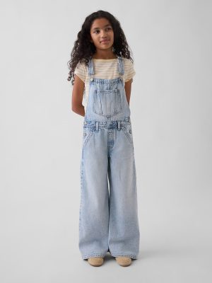 1788719229196281.jpg 10.5 OZ Big Girls 70s Hippie Vintage Workwear Cargo Overalls