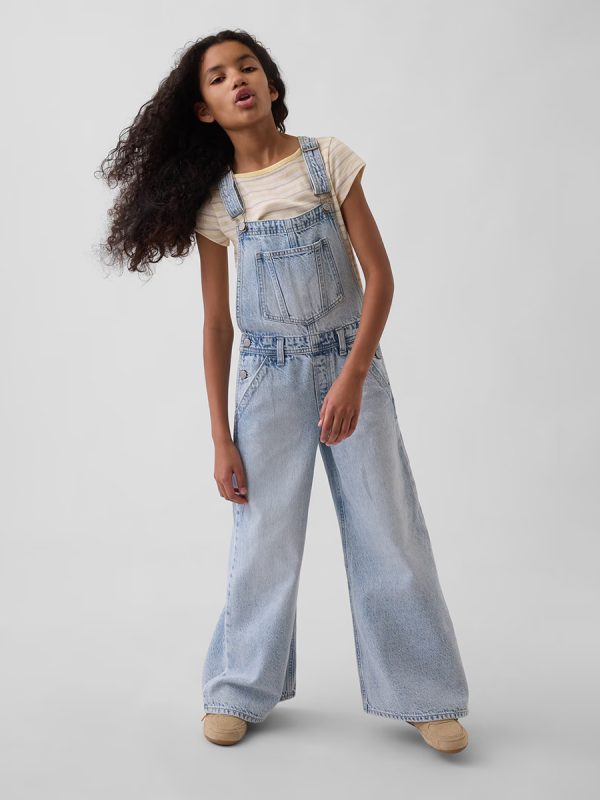 1788719237634594.jpg 10.5 OZ Big Girls 70s Hippie Vintage Workwear Cargo Overalls