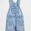 1788749722665991.jpg Toddler Boys 9.6 OZ Light Acid Wash Cargo Denim Short Overalls Shortalls