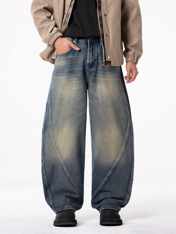1788826391376160.jpg PB004 Men's 12.8 OZ Banana Curved‑leg Cut Vintage Faded Jeans