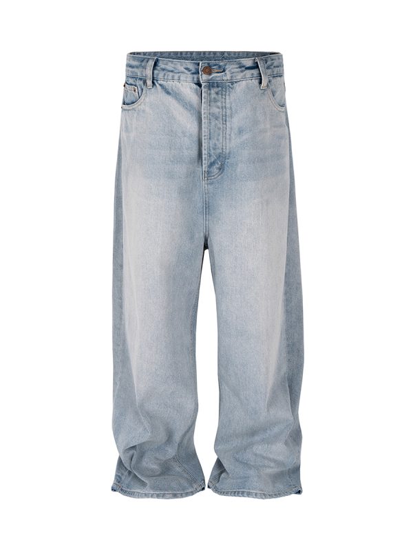 1788826648526057.jpg M-FJ013 Men's 13.2 OZ Light Stone Wash Vintage Blue Wide Leg Jeans