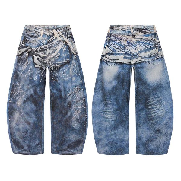 1788827366113067.jpg 14032 Men's 14.2 OZ 3D Digital Printing Barrel Cut Curve-leg Jeans