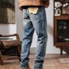 1788827686291640.jpg 5067 Men's 12.8 OZ Selvedge Slim Fit Straight Denim Jeans