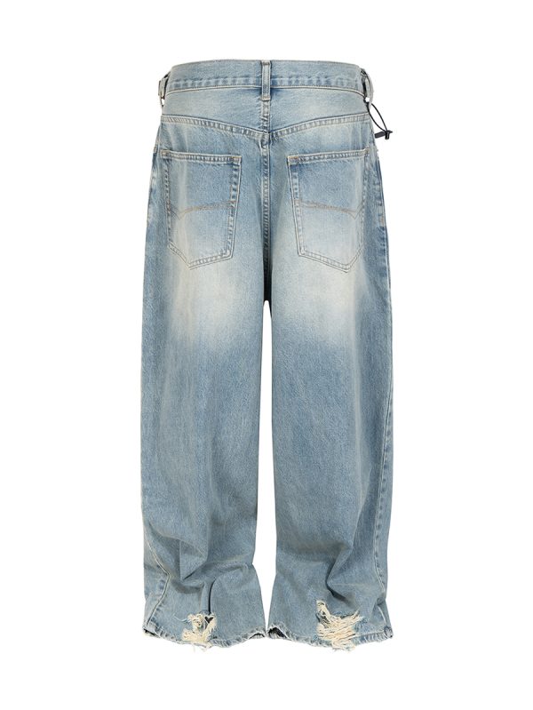 1788828178392312.jpg TJ175 Men's Ripped Webbing Metal Adjuster Buckle Wide Leg Jeans