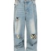 1788828203873071.jpg TJ175 Men's Ripped Webbing Metal Adjuster Buckle Wide Leg Jeans