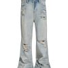 1788828247760546.jpg TJ162 Men's 13.2 OZ Vintage Ripped Splatter Painting Bootcut Jeans