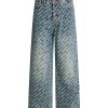 1788833722631434.jpg H3816 Men's 13.7 OZ All‑Over Printing Loose Straight Denim Jeans