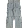 1788834081490701.jpg 8557 Men's 14.2 OZ Vintage Light Wash Cargo Baggy Jeans