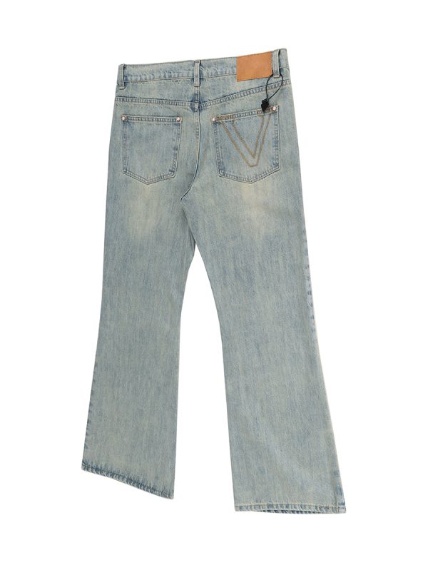 1788834627853457.jpeg TJ126 Men's 13.6 OZ Mud Vintage Wash Bootcut Jeans
