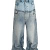 1788834718566053.jpg MJ016 Men's 15.5 OZ Y2K Baggy Double Waist Wide Leg Patchwork Jeans