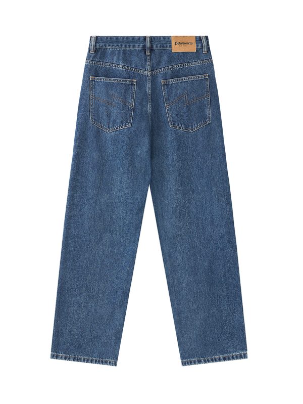 1788835100756017.jpg 6823 Men's 11.8 OZ Cleanfit Stone Wash Relaxed Straight Jeans