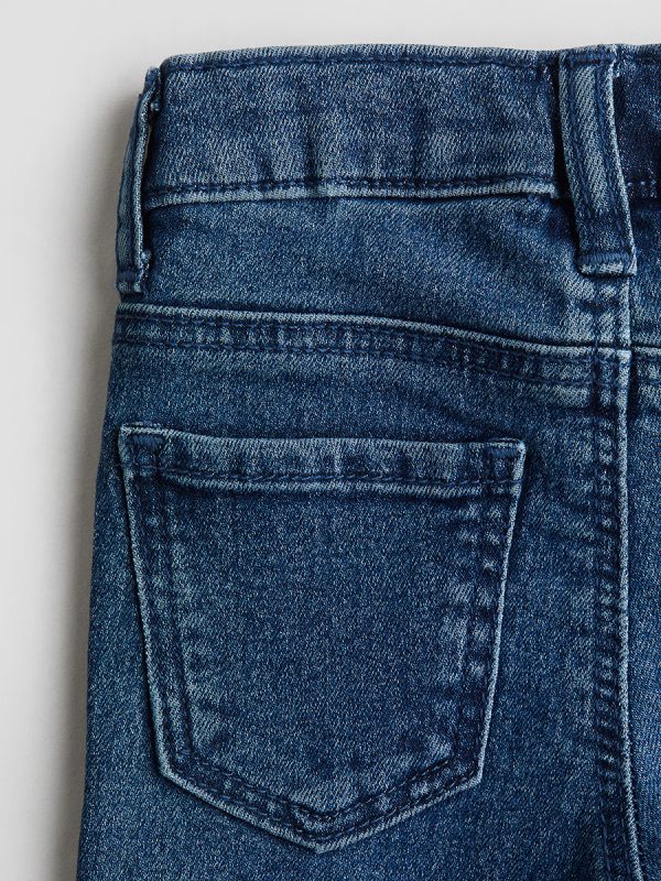 1788968783703904.jpg Toddler Girls 9 OZ Minimalist Stretch Slim Fit Straight Leg Rolled Cuff Jeans