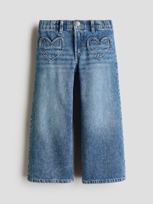 HMKD019  Loose-Fit Wide-Leg Jeans  Cotton 100%  2-8