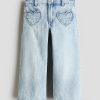 HMKD019  Loose-Fit Wide-Leg Jeans  Cotton 100%  2-8