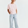 HMKD021  Daisy Wide Leg Paper-Bag Jeans Cotton 100%  2-8