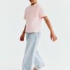 HMKD021  Daisy Wide Leg Paper-Bag Jeans Cotton 100%  2-8